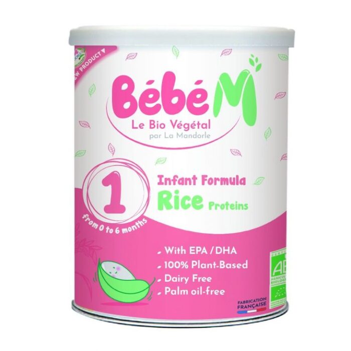Bebe M - Organic Gluten Free Plant Based Infant Formula - 800g