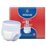Attends - Pull Ons 8 Medium Adult Diapers (Pack of 16)