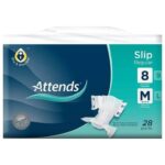 Attends - Slip Regular 8 Medium Adult Diapers (Pack of 28)