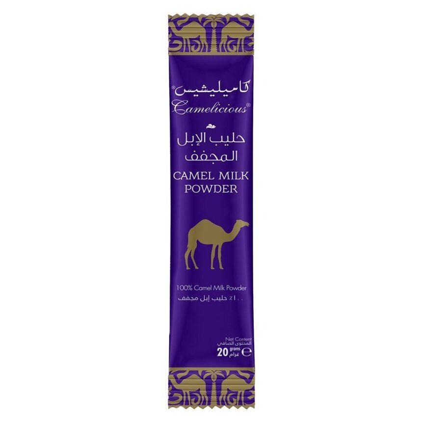 Camelicious - Full Cream Pure Camel Milk Powder Sachet - 24pcsx20g