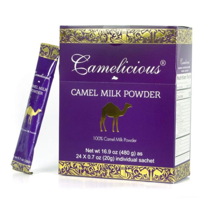 Camelicious - Full Cream Pure Camel Milk Powder Sachet - 24pcsx20g