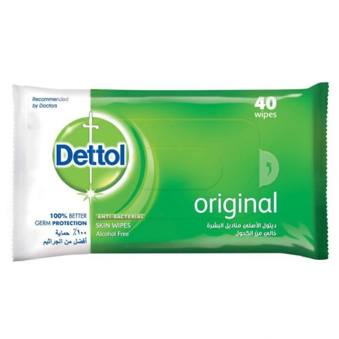Dettol - Anti-Bacterial Multi-Use Original 40 Wipes