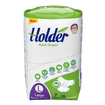 Holder - Adult Diapers, Large, For Waist Size 100-150 cm - Pack of 7