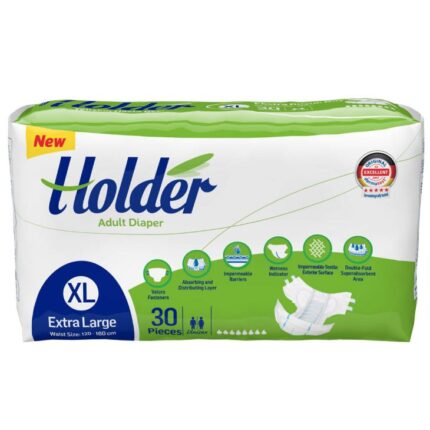 Holder - Adult Diapers, X-Large, For Waist Size 120-160 cm - Pack of 30