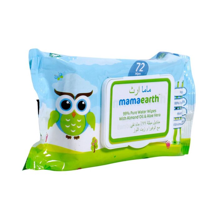 Mamaearth - Organic Bamboo Based Baby Wipes - 72 Pcs