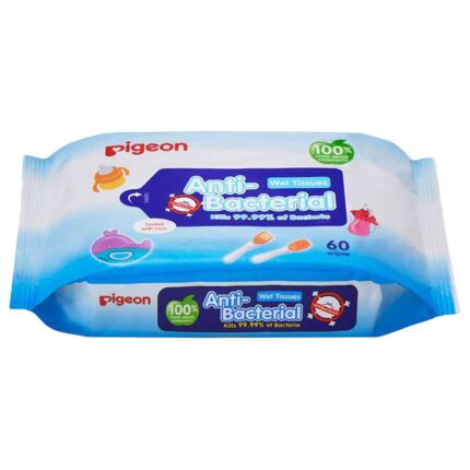 Pigeon - Anti Bacterial Wipes 60 Sheets