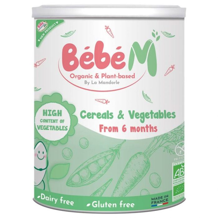 Bebe M - Organic And Gluten Free Cereals And Vegetables - 400g