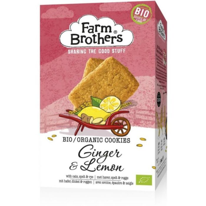 Farm Brothers - Organic Ginger Lemon Cookies - 150g