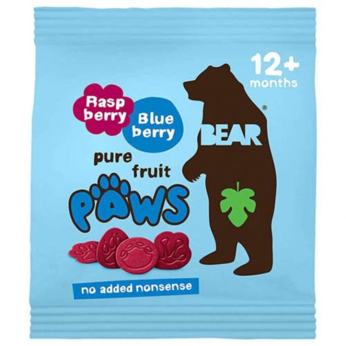 Bear - Pure Fruit Paws Artic - 20g Pack Of 18