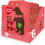 Bear - Fruit Yoyos Strawberry Multipack - 5 x 20g