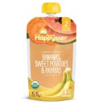 Happy Family - Organics Clearly Crafted Stage 2 Baby Food Bananas, Sweet Potatoes & Papayas 113g