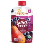 Happy Family - Organics Super Foods Stage 4 Pears, Blueberries & Beets + Super Chia - 120g