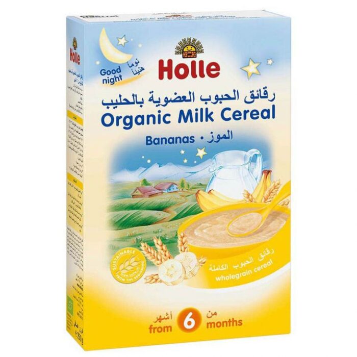 Holle - Organic Milk Cereal Bananas - 250gm
