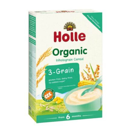 Holle - Organic Wholegrain 3 Grain Cereal - 250gm