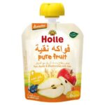 Holle - Peach Pear, Apple & Blueberry With Oats - 90gm