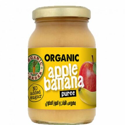 Organic Larder - Apple Banana Puree - 350G