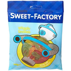 sweet factory - wiggly snakes 12/160 gm